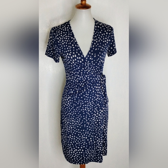 ORIGINAL NICOLE MILLER FAUX WRAP DRESS - Picture 9 of 10